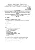 Agenda 04/11/2009